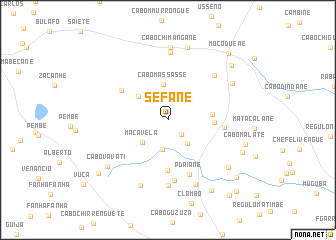 map of Séfane