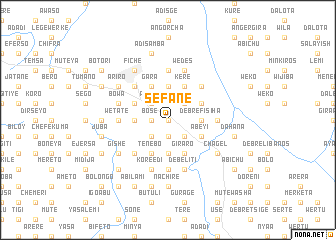 map of Sefanē