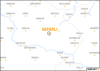 map of Seferli