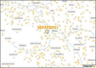 map of Seferovići