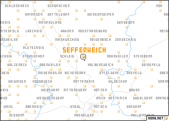 map of Sefferweich