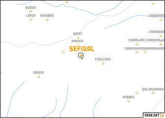 map of Sefīdāl
