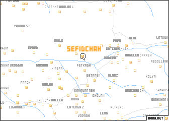 map of Sefīd Chāh