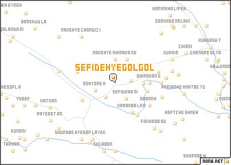 map of Sefīdeh-ye Gol Gol