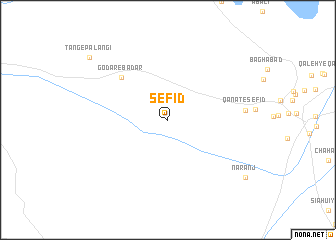 map of Sefīd