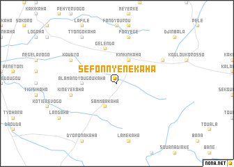 map of Séfonnyénékaha