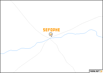 map of Sefophe