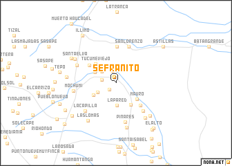 map of Sefranito