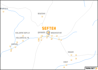 map of Sefteh