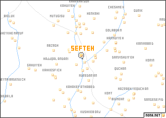 map of Sefteh