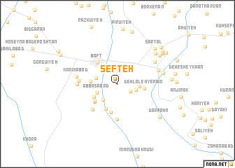 map of Sefteh