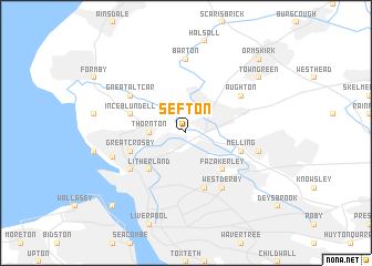 map of Sefton