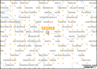 map of Segade