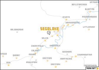 map of Sega Lake
