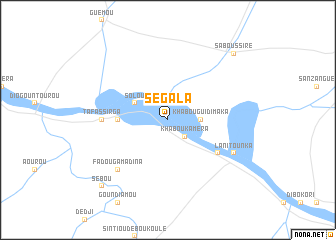 map of Ségala