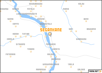 map of Ségankané