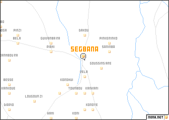 map of Segbana
