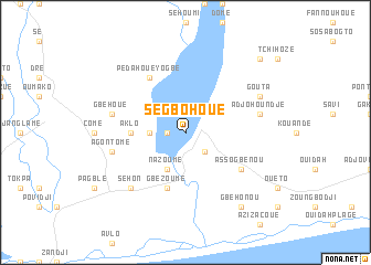 map of Sègbohouè