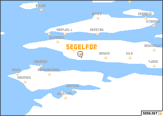 map of Segelfor