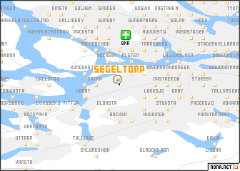 map of Segeltorp