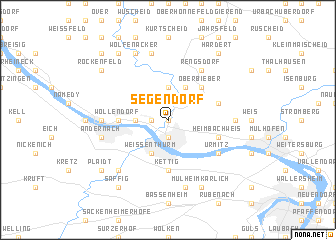 map of Segendorf