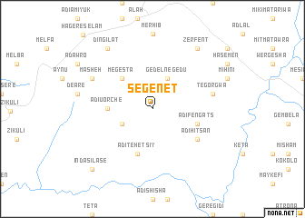 map of Segenet