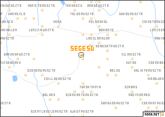 map of Segesd