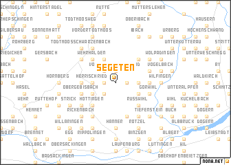 map of Segeten