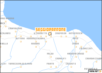 map of Seggio Parrone