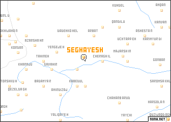map of Şeghāyesh