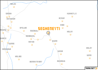 map of Segheneytī