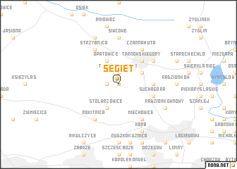 map of Segiet