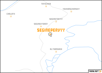 map of Segine Pervyy