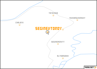 map of Segine Vtoroy