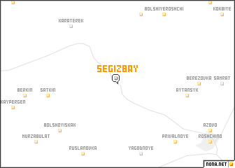 map of Segizbay