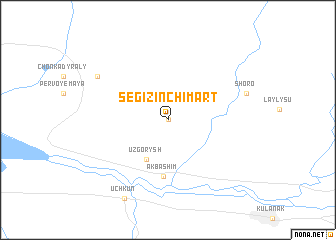 map of Segizinchi Mart