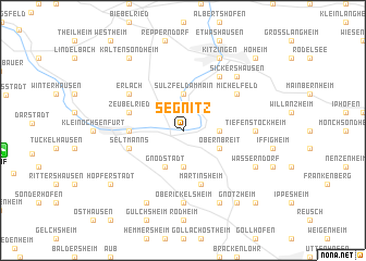 map of Segnitz