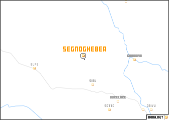map of Segno Ghebea
