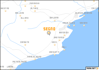 map of Segno