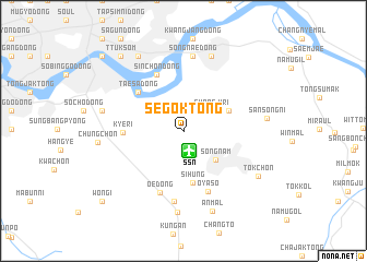 map of Segok-tong