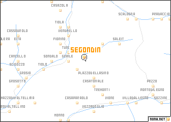 map of Segondin