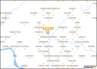 map of Sègon