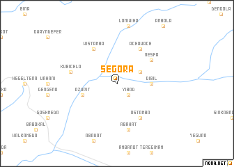 map of Segora