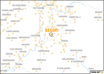 map of Segŏ-ri