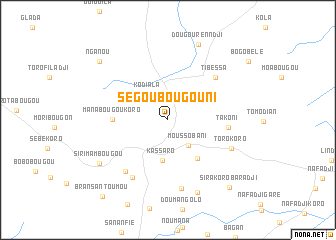 map of Ségoubougouni