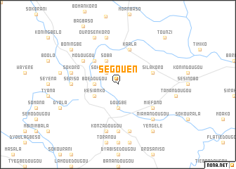 map of Ségouen