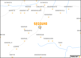 map of Ségouma