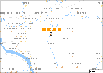 map of Sègourmé