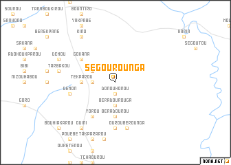 map of Ségourounga