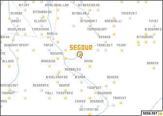 map of Segour